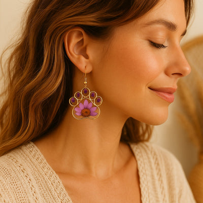 Paw Blossom Earrings