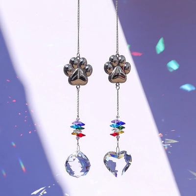 Paw Print Suncatchers