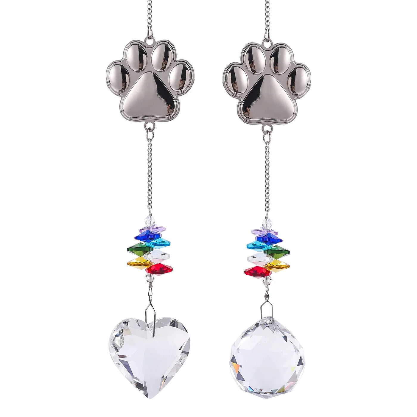 Paw Print Suncatchers