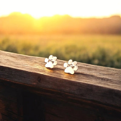 Paw Print Earrings