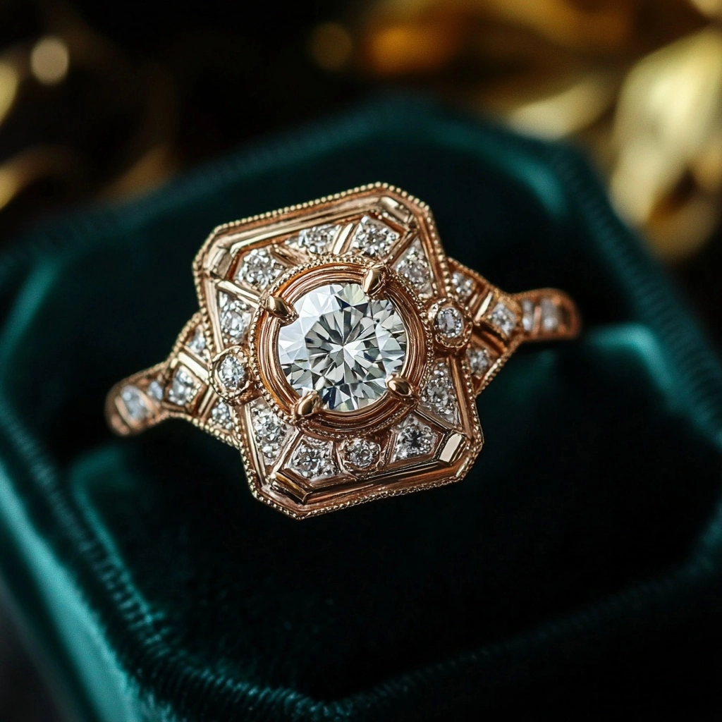 Crystalline Tribe Gold Ring – Amelia Jewellery